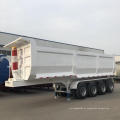 4 eixos 80T traseiro traseiro semi trailer